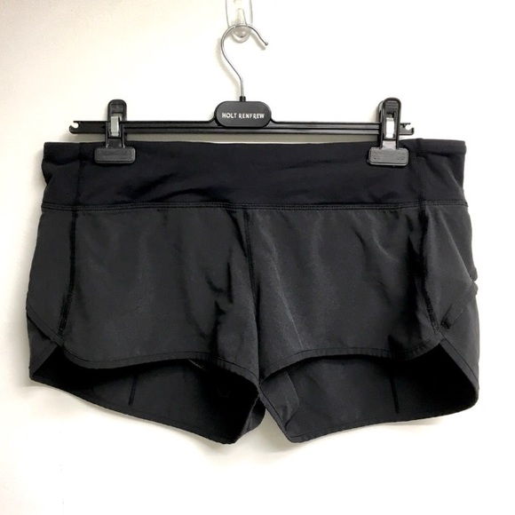 (SOLD) LULULEMON Run Speed Shorts Black RARE 10 - Picture 8 of 9